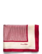 Tommy Hilfiger Th Elevated Flag Silk Square Röd