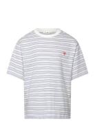 Mango T-Shirt .-- Palmstri Vit