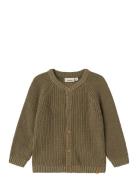 Lil'Atelier Nmnemlen Lin Ls Knit Card Lil Noos Brun