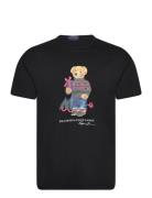 Polo Ralph Lauren Classic Fit Polo Bear Jersey T-Shirt Svart