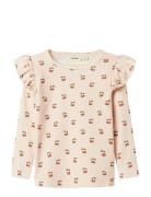 Lil'Atelier Nmflavo Eve Ls Slim Top Lil Rosa