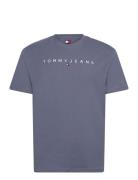 Tommy Jeans Tjm Reg Linear Logo Tee Ext Vit