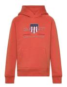 GANT Archive Shield Hoodie Orange