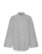ROTATE Birger Christensen Poplin Over D Shirt Vit