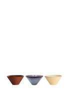 OYOY Living Design Yuka Bowl Pack Of 3 Multi/patterned