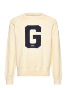 GANT Graphic Raglan C-Neck Kräm
