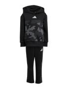 Adidas Sportswear Lk Camo Fl Set Blå