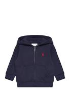 Ralph Lauren Baby Fleece Full-Zip Hoodie Marinblå