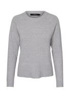 Vero Moda Vmdoffy Ls O-Neck Blouse Ga Noos Grå