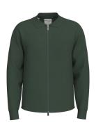 Selected Homme Slhemanuel Soft Full Zip Sweat Noos Grön