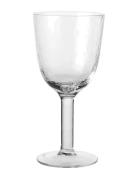 Broste Copenhagen Hammered White Wine Glass Nude