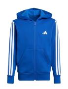 Adidas Sportswear J 3S Fl Fz Hd Blå