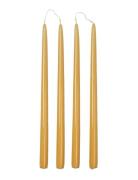 Broste Copenhagen Smooth Taper Candle Guld