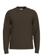Selected Homme Slhemanuel Soft Crew Neck Sweat Noos Brun