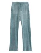 Lindex Trousers Velour Blå