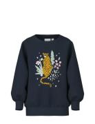 Name It Nmfvalona Ls Long Rlx Sweat Unb Marinblå