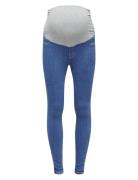 Only Maternity Olmrain Life Reg Sk Legging Mbd Dnm Noos Blå