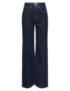 ONLY Onlhope Hw Wide Dnm Mae1288 Marinblå