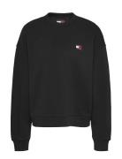 Tommy Jeans Tjw Bxy Badge Crew Svart