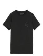 Lyle & Scott L&S Monogram T-Shirt Svart