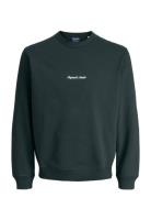 Jack & J S Jornorrebro Emb Sweat Crew Noos Jnr Khaki Green