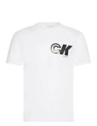 Calvin Klein Jeans Ss 20S Ck Sport Logo Graphic Tee Vit