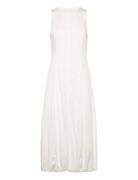 Mango Long Balloon Dress Vit