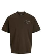 Jack & J S Jjeurban Edge Studio Tee Ss O-Neck Jnr Brun