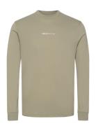 Tom Tailor Rounded Hem Longsleeve Khaki Green