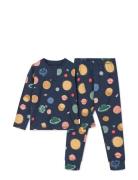 Liewood Wilhelm Printed Pyjamas Set Marinblå