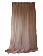 Mimou Sheer Hotel Curtain Double Width Brun
