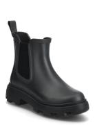 Tommy Hilfiger Rubber Flag Cleated Rainboot Svart