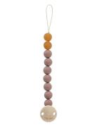 HEVEA Pacifier Holder, Natural Rubber Multi/patterned