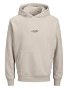 Jack & J S Jjesoho Sweat Hood Noos Jnr Kräm