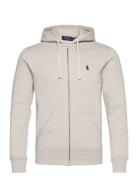 Polo Ralph Lauren Cotton-Blend-Fleece Hoodie Grå