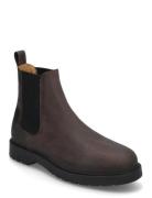 Selected Slhtim Leather Chelsea Boot Brun