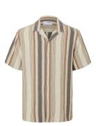 Selected Slhrelax-Sal Shirt Ss Resort Multi/patterned