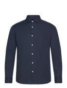 Selected Slhregbond-Garment Dyed Shirt Ls Marinblå
