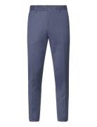 Selected Slhslim-Neil Blue Check Trs Marinblå