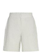 Selected Slfvittoria Hw Wide Striped Shorts B Multi/patterned