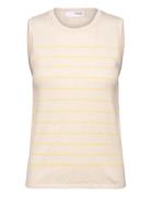 Selected Slfberga Sl Knit O-Neck Beige