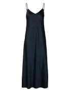 Selected Slftalia-Lena Sl Slip Dress B Marinblå