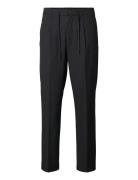 Selected Slh190-Reg Tapered Leroy Pleat Pant Noos Svart