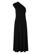 Selected Slfabbie -Shoulder Maxi Dress D2 Svart