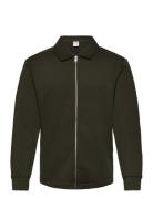 Selected Slhemanuel Soft Full Zip Sweat Noos Grön