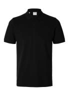 Selected Slhslim-Atlas Ss Polo Svart