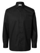 Selected Slhslim-Ethan Shirt Ls Spread Noos Svart