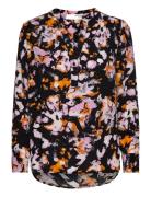 Selected Slfirene Ls Aop Top Noos Svart