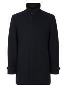 Selected Slhnew Reuben Coat Noos Marinblå