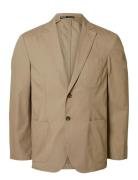 Selected Slhreg-Glen Washed Blz Beige